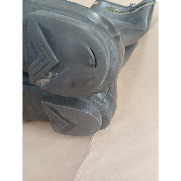 HUNTER Womens 9 Tall Rain Boots Brown 17” Height Equestrian Outdoors - Picture 4 of 8